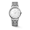 Longines Presence Automatic White Dial Silver Steel Strap Watch for Men - L4.921.4.12.6