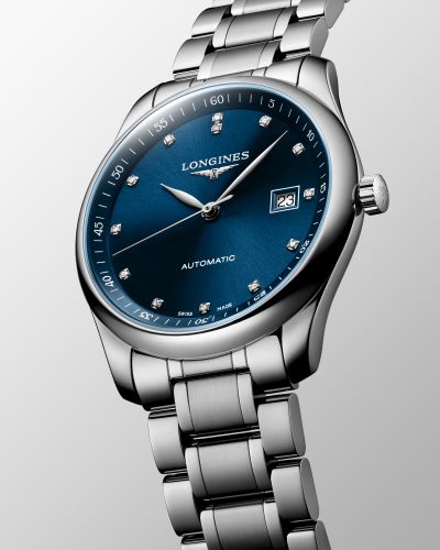 Longines Master Collection Automatic Blue Dial Silver Steel Strap Watch for Men - L2.793.4.97.6