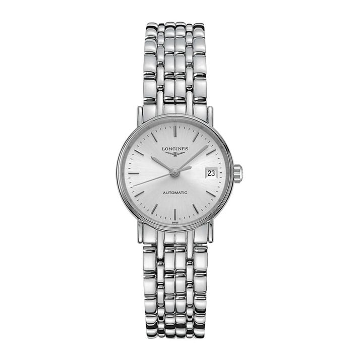 Longines Presence Automatic Silver Dial Silver Steel Strap Watch for Women - L4.321.4.72.6