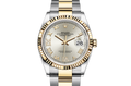 Rolex Datejust Silver Dial Two Tone Steel Strap Watch for Women - M126233-0032