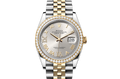 Rolex Datejust Oyster Perputual Diamonds Silver Dial Two Tone Jubilee Bracelet Watch for Women - M126283rbr-0017