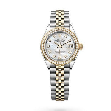Rolex Datejust Oyster Perputual Diamonds Silver Dial Two Tone Jubilee Bracelet Watch for Women - M126283rbr-0017