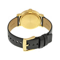 Marc Jacobs Baker Black Dial Black Leather Strap Watch for Women - MBM1269