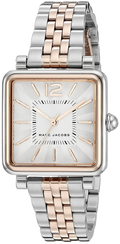 Marc Jacobs Vic Silver Dial Two Tone Stainless Steel Strap Watch for Women - MJ3463