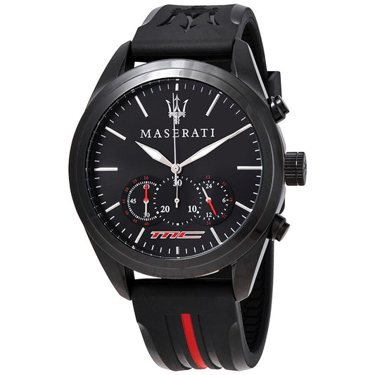 Maserati Traguardo Chronograph Black Dial 45mm Watch For Men - R8871612004