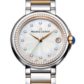 Maurice Lacroix Fiaba Date Diamonds White Mother of Pearl Dial Two Tone Steel Strap Watch for Women - FA1007-PVP23-170-1