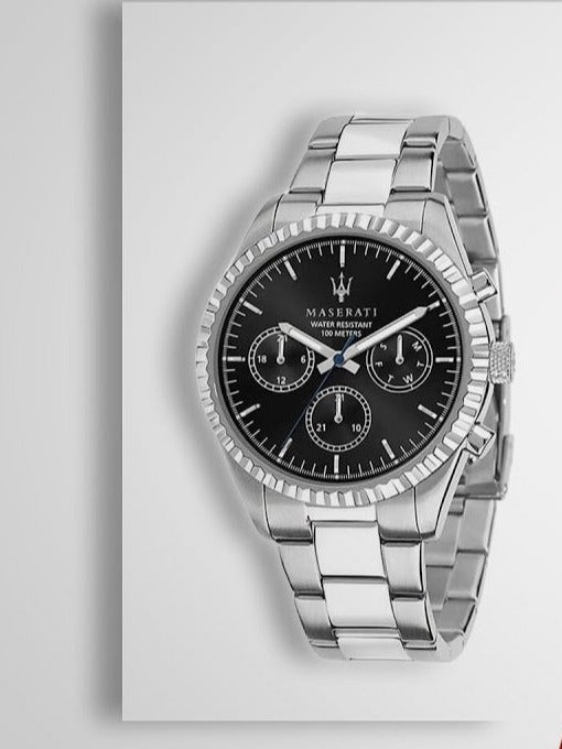 Maserati Competizione Chronograph Quartz Black Dial Watch For Men - R8853100023