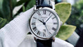Tissot Carson Premium Lady Silver Dial Black Leather Strap Watch For Women - T122.210.16.033.00
