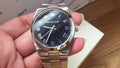 Michael Kors Channing Midnight Blue Dial Silver Steel Strap Watch for Women - MK6113