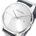 Calvin Klein City Silver Dial Black Steel Strap Watch for Men - K2G2G1CX