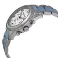 Michael Kors Blair Silver Dial Two Tone Steel Strap Watch for Women - MK6137