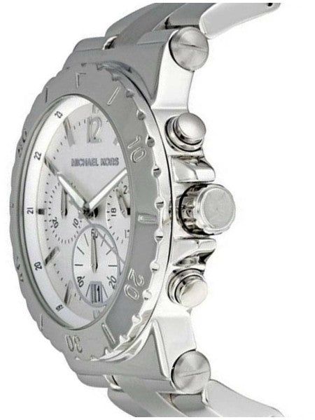 Michael Kors Dylan Silver Dial Silver Steel Strap Watch for Women - MK5312
