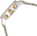 Michael Kors Ritz Chronograph White Dial Two Tone Steel Strap Watch for Women - MK5057