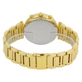 Michael Kors Sawyer White Dial Gold Steel Strap Watch for Women - MK6362