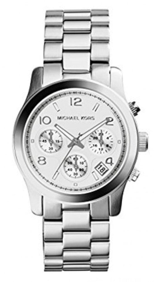 Michael Kors Runway Silver Dial Silver Steel Strap Watch for Women - MK5076