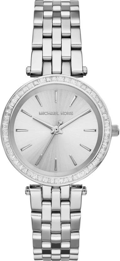 Michael Kors Darci Silver Dial Silver Steel Strap Watch for Women - MK3364