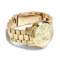 Michael Kors Runway Gold Dial Gold Steel Strap Watch for Women - MK5055