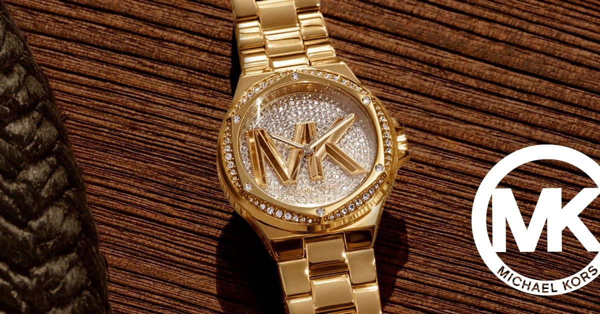 Michael Kors Bradshaw Gold Dial Gold Steel Strap Watch for Women - MK6487