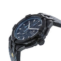 Maurice Lacroix Aikon Chronograph Limited Edition Black Dial Black Leather Strap Watch for Men - AI1018-PVB01-337-1