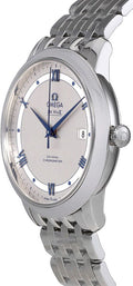 Omega De Ville Prestige Co-Axial Rhodium Silver Dial Silver Steel Strap Watch for Men - 424.10.40.20.02.001
