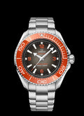 Omega Seamaster Planet Ocean 6000M 45.5mm Black Dial Silver Steel Strap Watch for Men - 21530462106001
