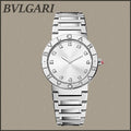 Bvlgari Bvlgari Bvlgari Lady Diamonds Silver Dial Silver Steel Strap Watch for Women - BVLGARI103696