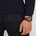 Gucci Dive Tiger Blue and Red Dial Blue and Red Nylon Strap Watch For Men - YA136215