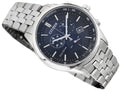 Citizen Eco Drive Chronograph Blue Dial Silver Stainless Steel Watch For Men - AT2140-55L
