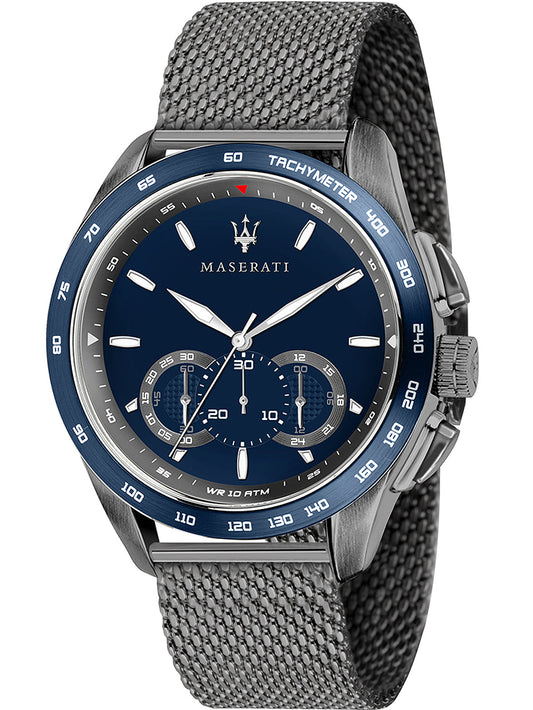 Maserati Traguardo 45mm Chronograph Blue Dial Watch For Men - R8873612009