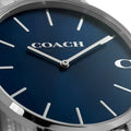 Coach Charles Blue Dial Silver Steel Strap Watch for Men - 14602429