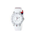Tommy Hilfiger K2 White Dial White Rubber Strap Watch for Women - 1781306