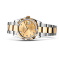 Rolex Datejust 36 Diamonds Champagne Dial Two Tone Oyster Steel Dial Watch for Men - M126233-0018