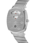 Gucci Grip Silver Dial Silver Steel Strap Watch For Women - YA157410