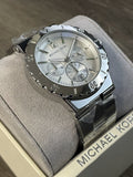 Michael Kors Dylan Silver Dial Silver Steel Strap Watch for Women - MK5312