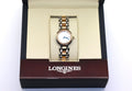 Longines PrimaLuna Automatic Diamonds Mother of Pearl Dial Two Tone Steel Strap Watch for Women - L8.111.5.89.6