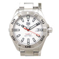 Tag Heuer Aquaracer Calibre 5 Automatic White Dial Silver Steel Strap Watch for Men - WBD2111.BA0928