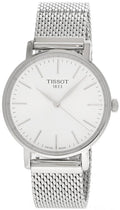 Tissot Everytime Lady Silver Dial Stainless Steel Mesh Bracelet Watch for Women - T143.210.11.011.00