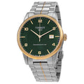 Tissot Luxury Powermatic 80 Green Dial Silver Steel Strap Watch For Men - T086.407.22.097.00