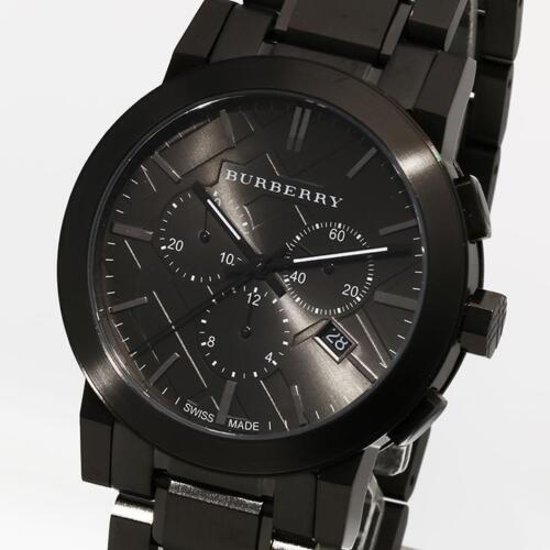 Burberry The City Grey Dial Grey Steel Strap Watch for Men - BU9354