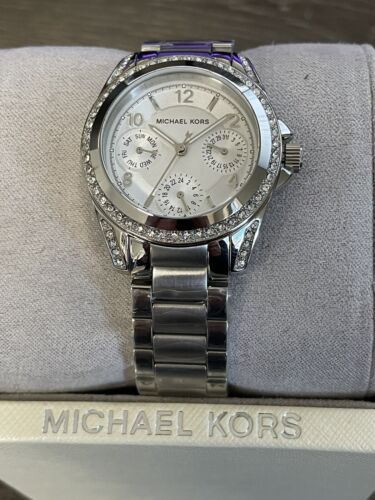 Michael Kors Blair Silver Dial SIlver Steel Strap Watch for Women - MK5612