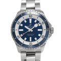 Breitling Superocean Automatic 42mm Blue Dial Silver Steel Strap Watch for Men - A17375E71C1A1