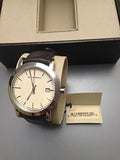 Burberry Heritage Beige Dial Brown Leather Strap Watch for Men - BU1777