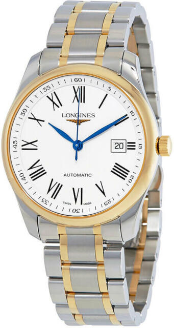 Longines Master Collection Automatic White Dial Two Tone Steel Strap Watch for Men - L2.793.5.19.7