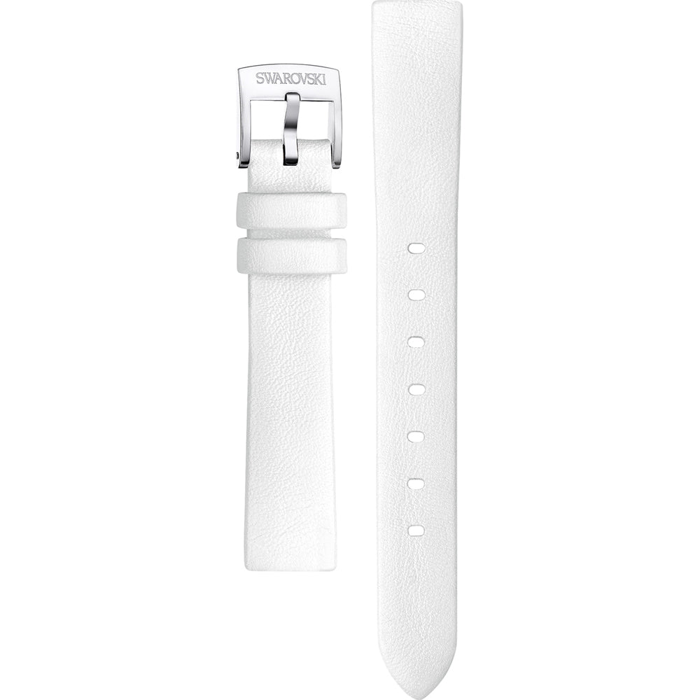 Swarovski Crystalline Pure White Dial White Leather Strap Watch for Women - 5275046