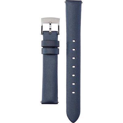 Swarovski Crystalline Aura Blue Dial Blue Leather Strap Watch for Women - 5519447