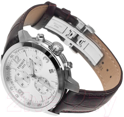 Tissot PRC 200 Chronograph White Dial Watch For Men - T055.417.16.017.01