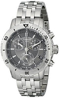 Tissot PRS 200 Grey Dial Chronograph Grey Dial Silver Steel Strap Watch For Men - T067.417.11.051.00