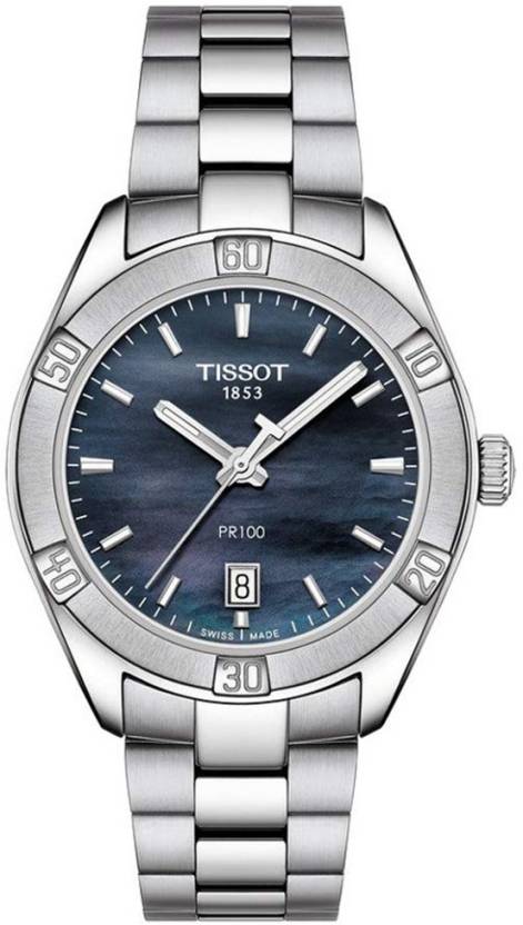 Tissot PR 100 Sport Chic Mother of Pearl Dial Watch For Women - T101.910.11.121.00