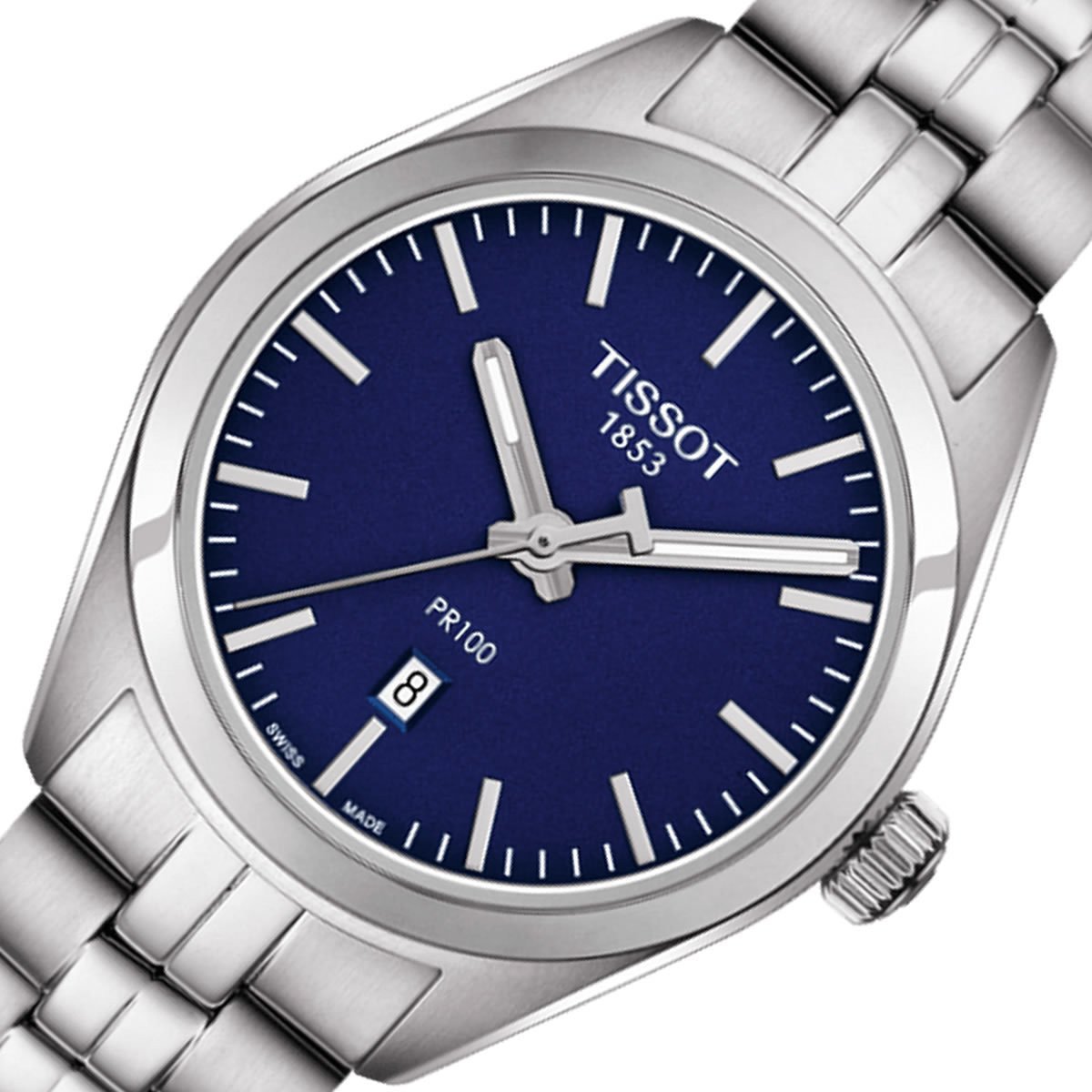 Tissot PR 100 Lady Blue Dial Quartz Watch For Women - T101.210.11.041.00