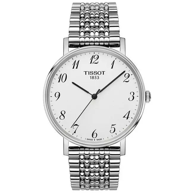 Tissot Everytime Desire Medium Silver Dial Silver Mesh Bracelet Watch For Men - T109.410.11.032.00